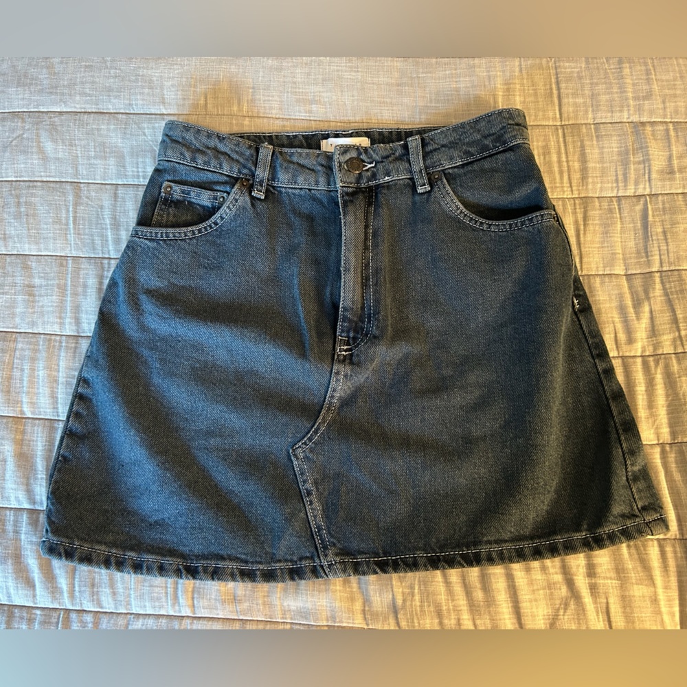 Topshop Indigo Jean Skirt